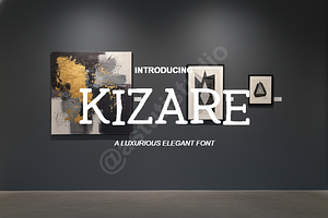 Kizare | Sophisticated Serif Typefac, a Font by Astuti Studio