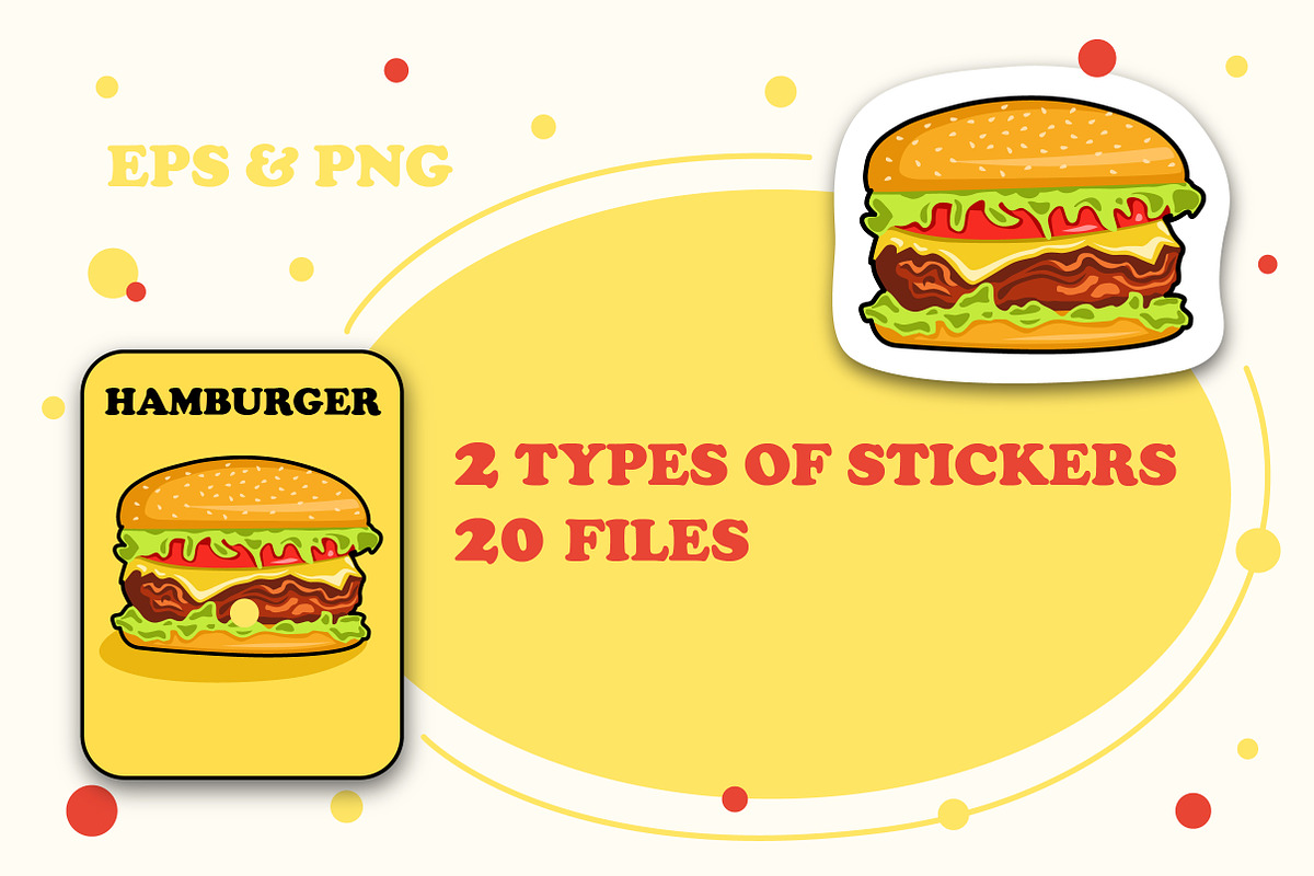 Stickers & pins Fast food, a Food Illustration by Onceli*art (Photo 4 of 6)