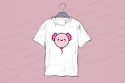 Cute Kawaii Balloons Animals Outline, an Animal Illustration by Palau (Thumbnail 5 of 12)