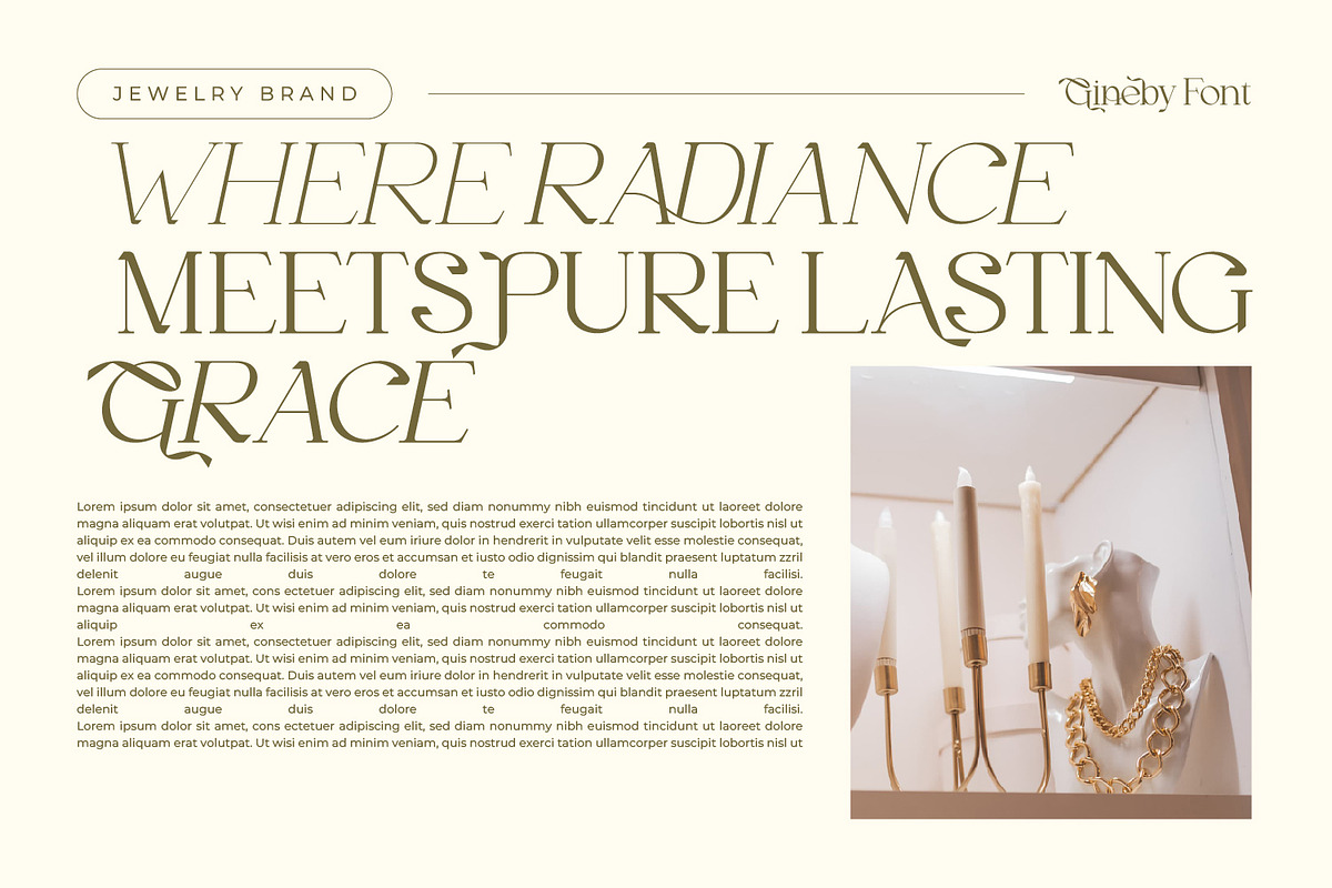 Gineby - Serif Typeface Font, a Serif Font by Rishsketch (Photo 2 of 16)