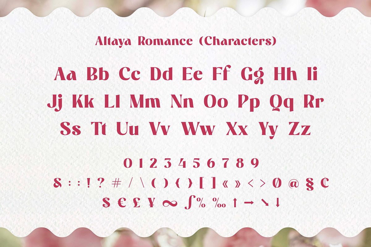 Altaya Romance | Romantic Display, a Serif Font by Ekahermawan (Photo 12 of 15)