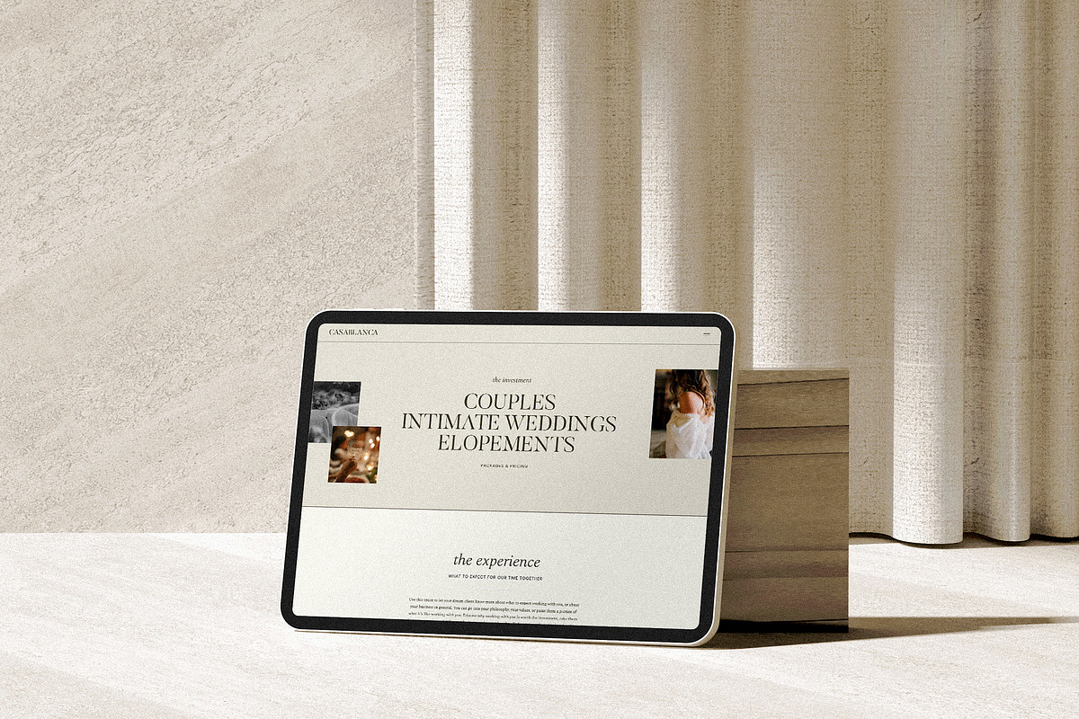 Casablanca | Showit Website Template, a Websites & App Template by Vanilla + Oak (Photo 2 of 5)