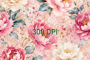 Bloom Seamless Digital Paper, a Texture Graphic by Printable Design Store (Thumbnail 3 of 3)
