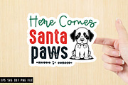 Christmas Dog Sticker Bundle, a Graphic by crative8112 (Thumbnail 11 of 12)