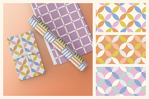 Sorbet Tiles Seamless Patterns