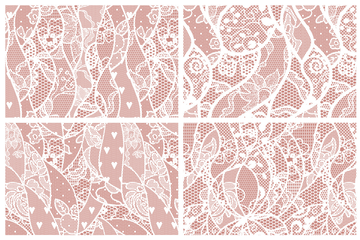 13 Lacy vector seamless patterns, a Pattern Graphic by tamara.comotomka (Photo 4 of 4)