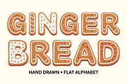 Gingerbread Alphabet Font, an Object Graphic by Alanna Messina Design Co (Thumbnail 1 of 4)