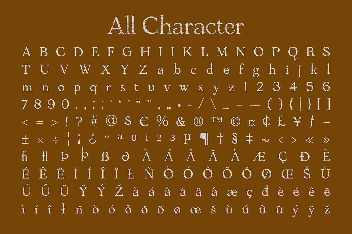 Ascella Stamp, a Serif Font by Craft Supply Co. (Photo 8 of 8)