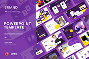 Briand – Business PowerPoint Templat, a Presentation Template by Dens Creative Studio (Thumbnail 1 of 6)