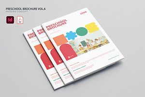 Preschool Brochure Vol.6, a Brochure Template by Bewalrus Studio