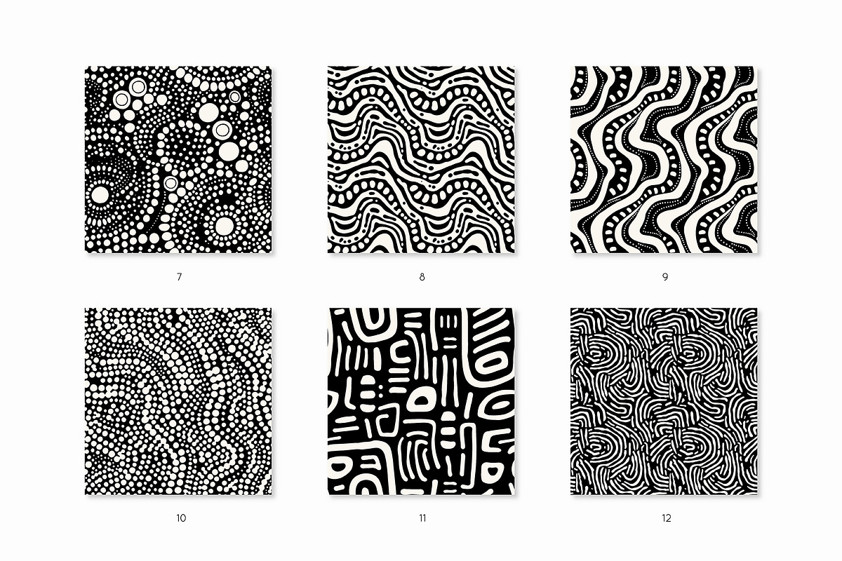 Australian Seamless Patterns Set, a Pattern Graphic by Curly_Pat (Photo 3 of 7)