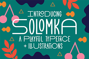 Solomka - Sans Condensed Typeface, a Sans Serif Font by Renko (Thumbnail 1 of 10)