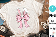 Easter Bunny Ears Bow PNG, an Illustration by Creative Art (Thumbnail 4 of 6)