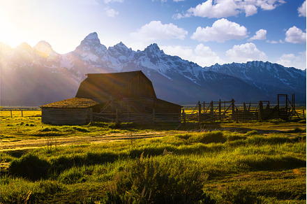 Historic John Moulton Barn at Mormon, a Nature Photo by Nick Fox