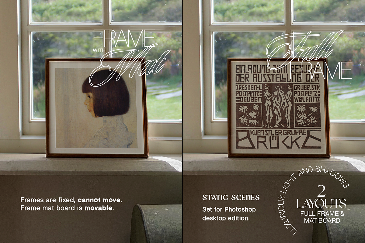 5 Frame Mockups Countryside View, an Advertising Mockup by WasMockups (Photo 4 of 7)