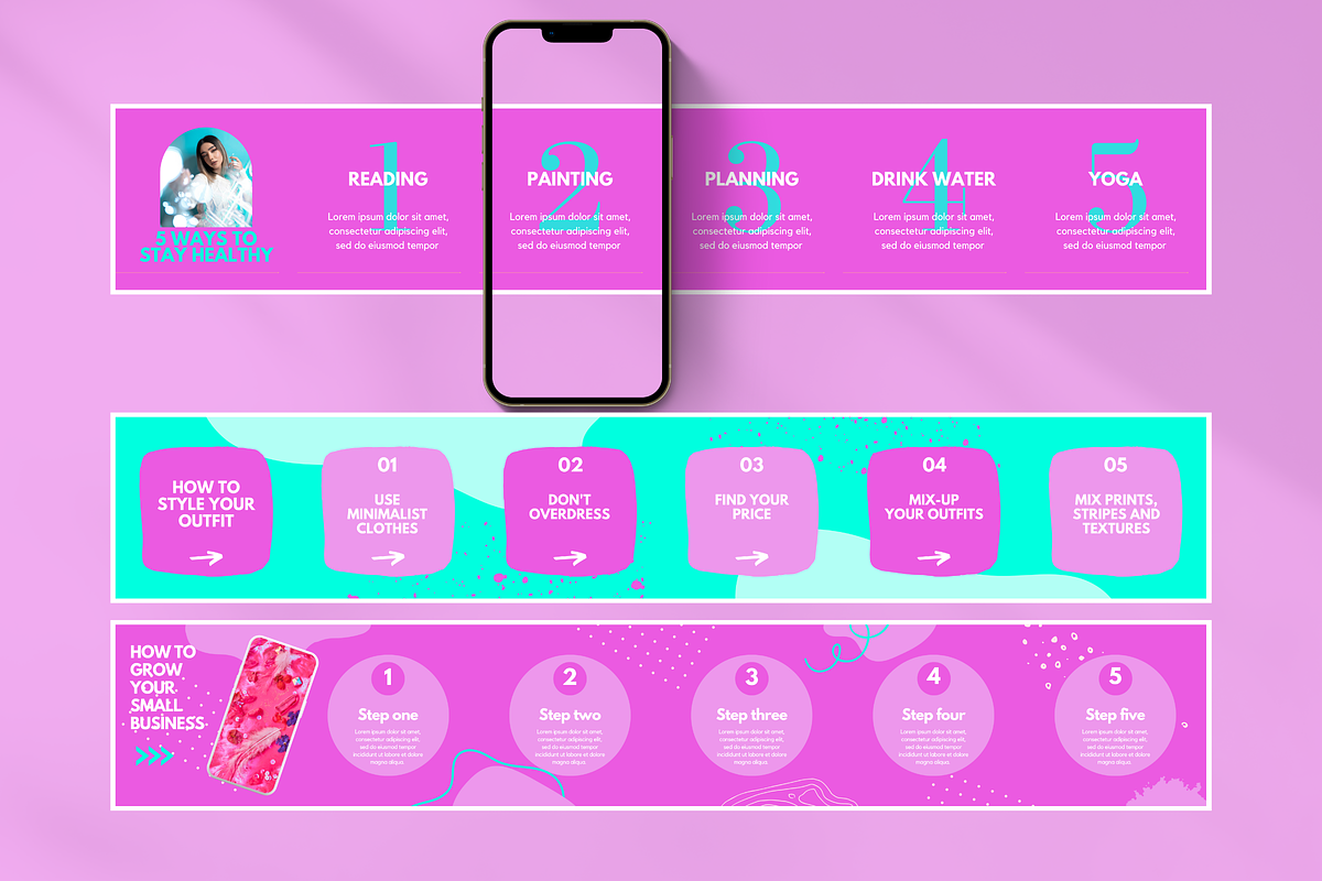 Bold Instagram Carousel Bundle preview 4