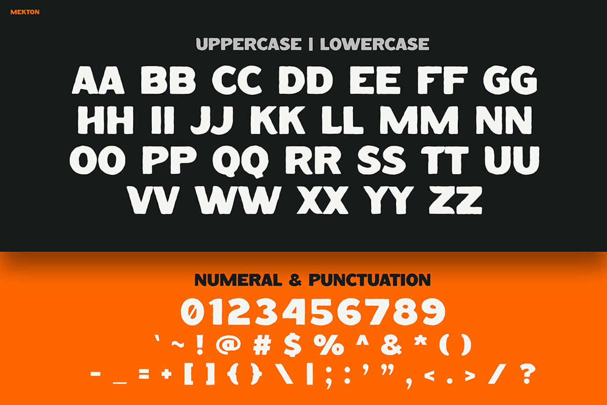 MEKTON, a Font by Pinisi ART (Photo 2 of 10)