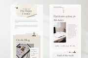 Flodesk Collage Email News Template, an Email Template by Tabitha Emma (Thumbnail 2 of 6)