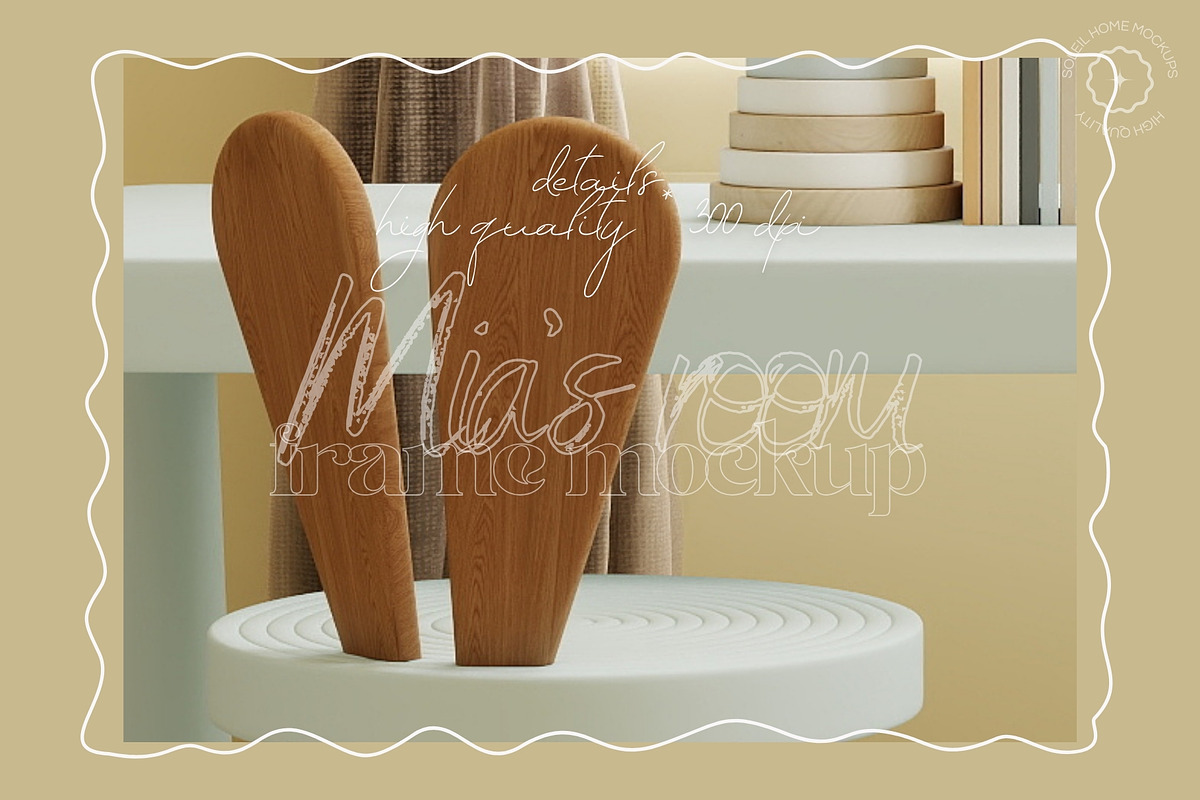 MIA | Cute Nursery Frame Mockup Set, a Household Mockup by SoleilHomeMockups (Photo 5 of 13)