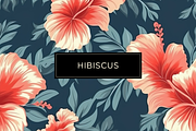 Repeat Pattern Hibiscus 6, a Pattern Graphic by Design Haus Gallery (Thumbnail 1 of 6)