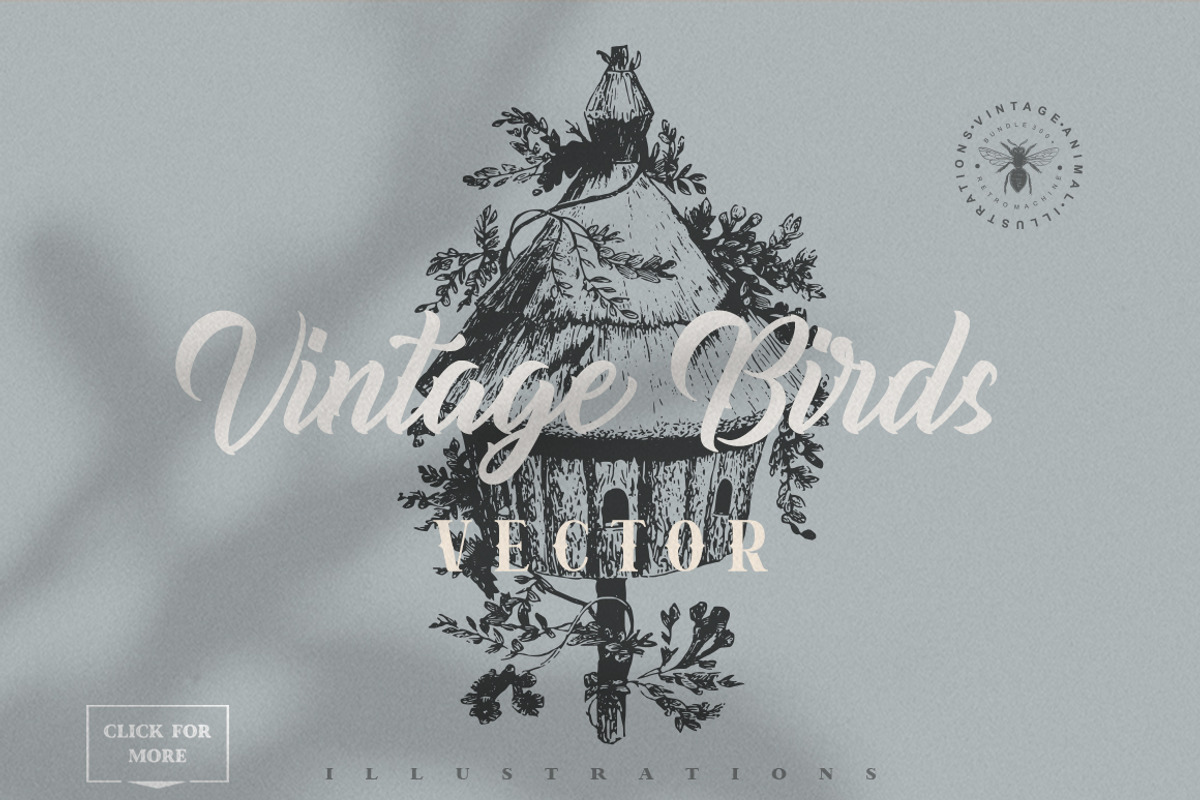 Vintage Bundle 2500+ Free Update, an Animal Illustration by Retro Machine (Photo 123 of 170)