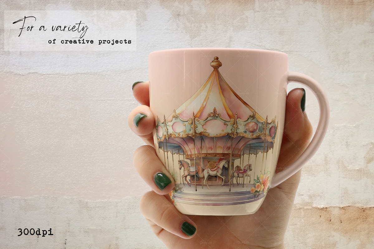 Watercolor Circus Spectacular, an Illustration by Dazzling Art Boutique (Photo 8 of 9)