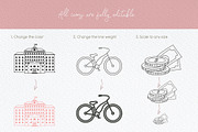 Travel & Adventure Icons - 50 items, an Outline Icon by amber&ink (Thumbnail 11 of 12)