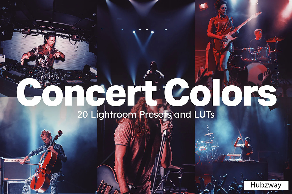 20 Concert Colors Lightroom Presets, a Preset Add-On by Hubzway (Photo 1 of 13)