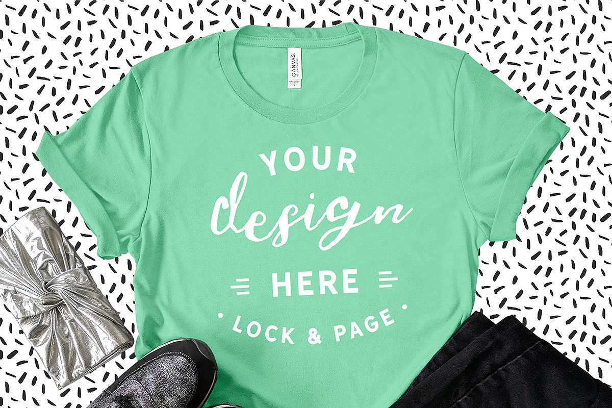 Bella Canvas 3001 Graphic Mockups, a Shirt Mockup by lock and page (Photo 29 of 65)