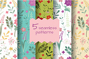 Set of floral elements for decor, a Decorative Illustration by Feday (Thumbnail 5 of 5)
