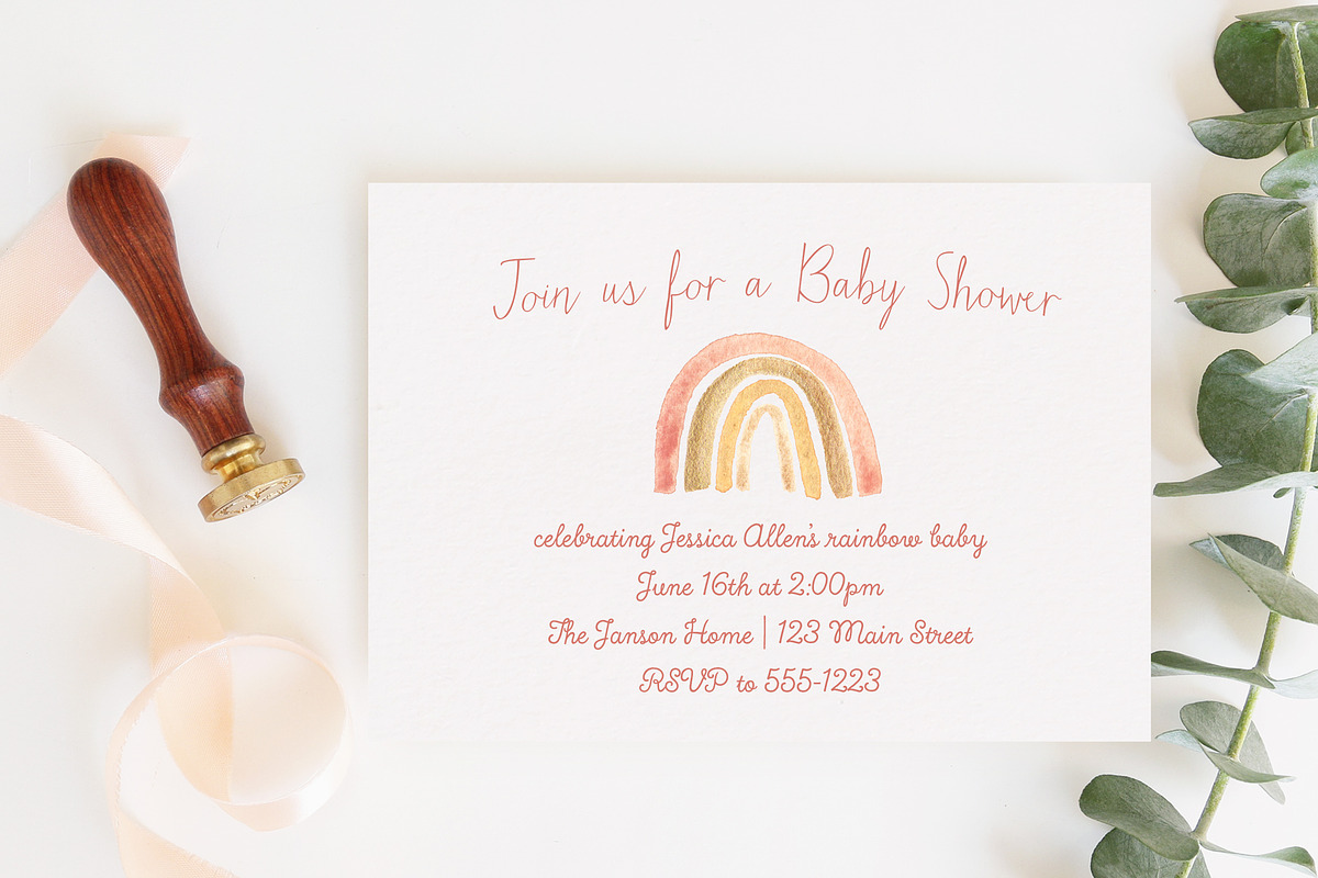 Modern Rainbow Watercolor Clip Art, an Illustration by Emerald & Ivy Studios (Photo 2 of 6)