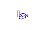 Minimalist Fish & Wave L Letter Logo, a Branding & Logo Template by arhabib (Thumbnail 11 of 14)