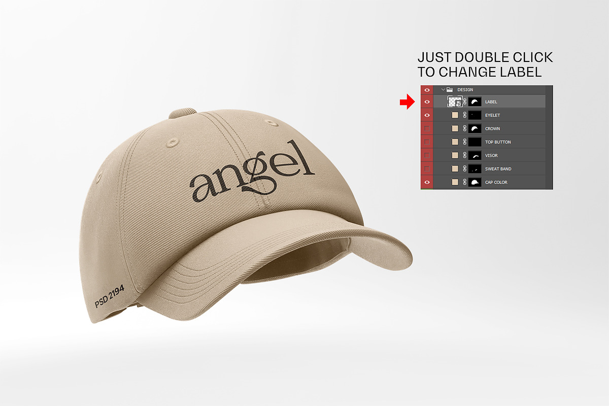 Dad Hat Mockup for Apparel Branding, a Hat Mockup by RamStudio2 (Photo 3 of 15)