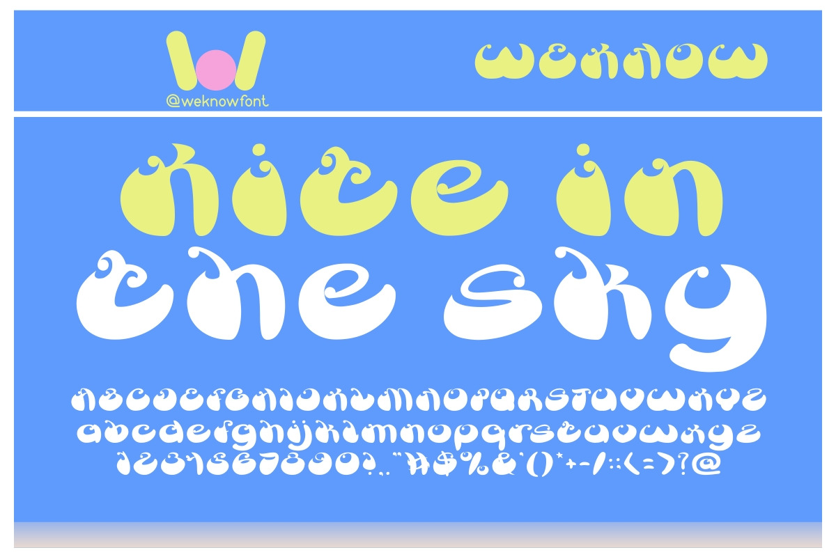 Butterfly font, a Font by weknow (Photo 4 of 5)