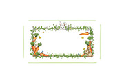 Easter Floral Botanical Frame Bundle, an Object Illustration by Designer_Momina (Thumbnail 8 of 14)