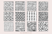 24 Hand Drawn Seamless Patterns, a Pattern Graphic by Type and Graphics Studio (Thumbnail 5 of 7)