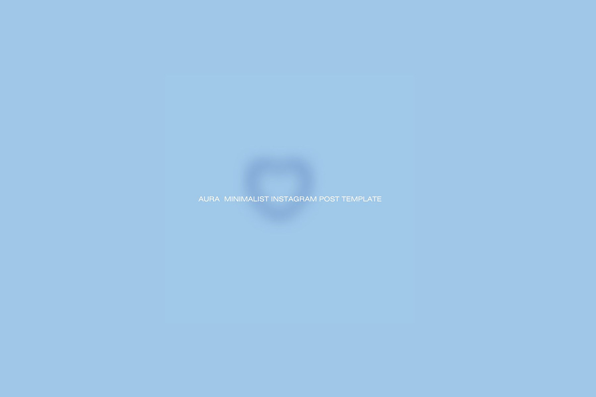 AURA  MINIMALIST INSTAGRAM POSTS, a Social Media Template by Rarce (Photo 1 of 2)