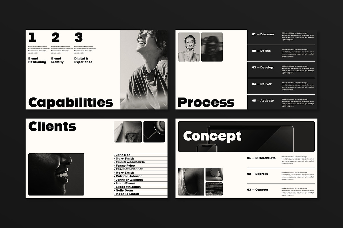 Brand Proposal Presentation Template, a Presentation Template by E-Type (Photo 3 of 6)