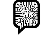 Technology Circuit Speech Bubble, a Technology Illustration by balal (Thumbnail 11 of 13)