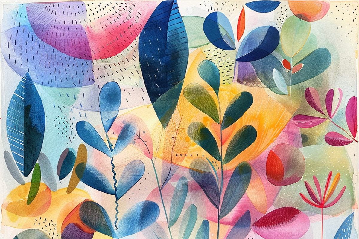 Hand Drawn Geometric Shapes, a Background Graphic by Printable Treasure (Photo 2 of 4)