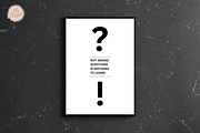Motivational Quote Wall Art, a Decorative Illustration by YG STUDIO (Thumbnail 1 of 3)