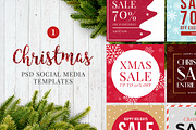 Christmas Social Media Bundle, a Social Media Template by MinimalStudioCo (Thumbnail 2 of 19)