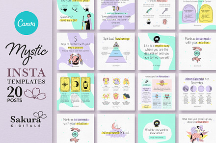 Mystic Coach Instagram Templates