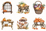 Autumn Aesthetic Elements Clipart, an Illustration by OK Design (Thumbnail 5 of 5)