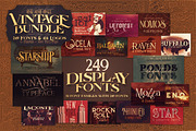 SALE Bundle 249 Fonts & 414 Logos, a Font by Cruzine (Thumbnail 3 of 58)