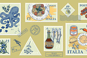 Italian pasta postage stamp, an Object Illustration by Zimages (Thumbnail 2 of 3)