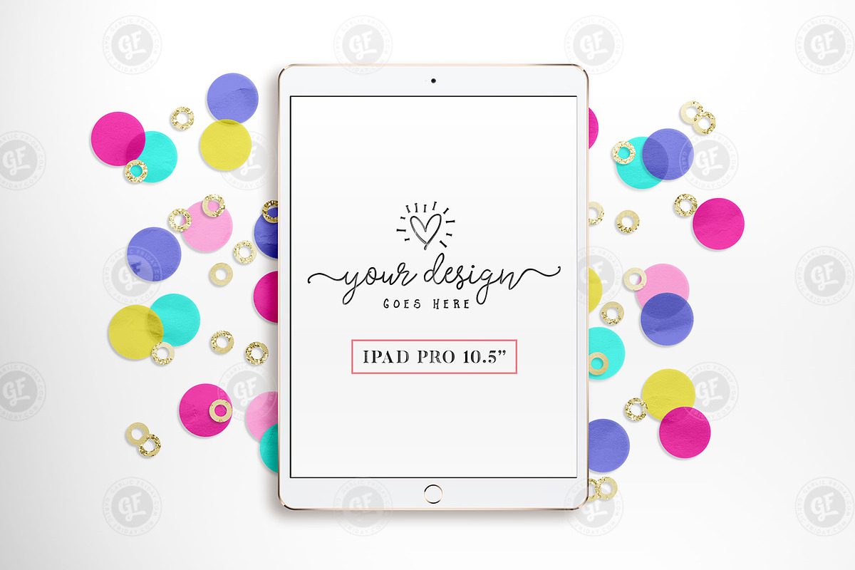 Giant Confetti Mockup Bundle, a Books & Magazine Mockup by Garlic Friday Design (Photo 7 of 18)