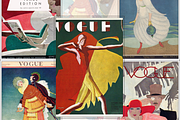 Vintage Vogue Magazine Covers, a Beauty & Fashion Photo by Timeless Artwork Co (Thumbnail 2 of 7)