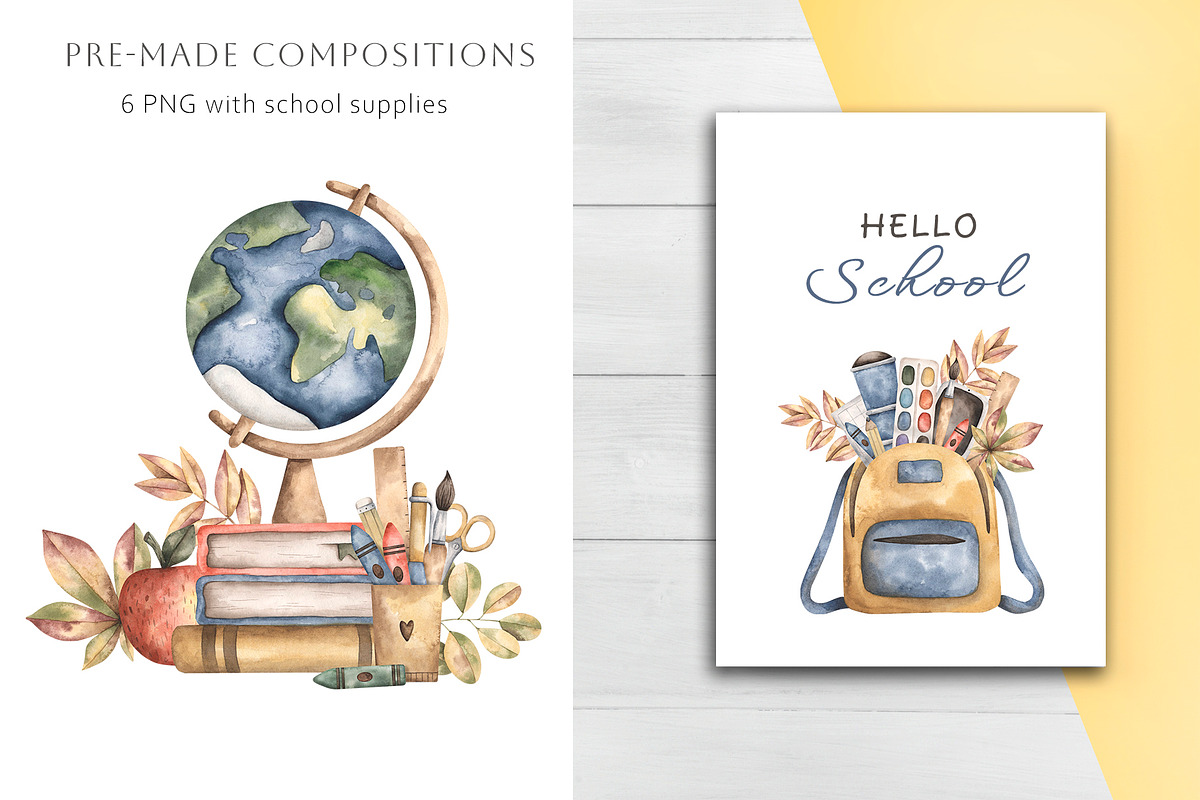 Back to school, an Education Illustration by NellyaEgorova (Photo 3 of 11)