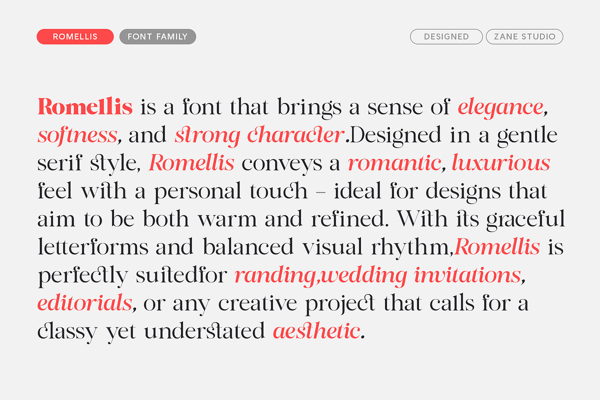 Romellis – Editorial Serif Typeface, a Serif Font by Zane Studio (Photo 13 of 15)